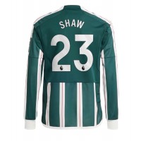 Manchester United Luke Shaw #23 Bortedrakt 2023-24 Langermet